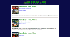 Desktop Screenshot of gameenginegems.com